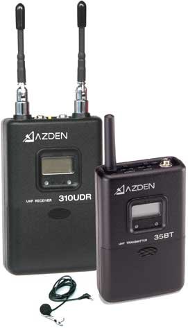 Azden 310LT UHF On-Camera Wireless Body-Pack System 310LT
