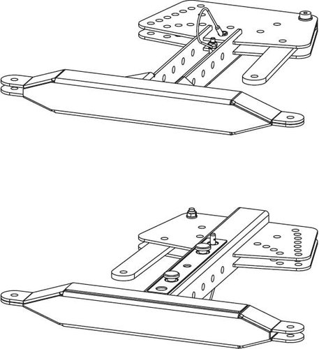 Nexo GPT-XBOW 1 Pair Of Mini Crossbows For GEOS12 Array Modules (Requires 4 VXT-BL820s)