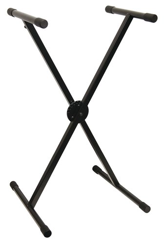 Vu KBX100-10B Single-Braced X-Style Keyboard Stand KBX100-10B