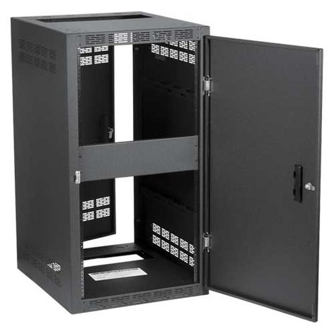 Atlas Sound 224-30 30" Deep Cabinet, 24RU (Shown with Optional Door, Not Included) 224-30
