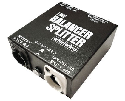 Whirlwind LBS-WHIRLWIND Line Level Splitter/Balancer LBS-WHIRLWIND