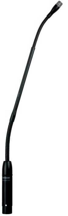 Shure MX418S/S 18" Supercardioid Gooseneck Condenser Microphone with Attached Preamp and Mute Switch MX418S/S