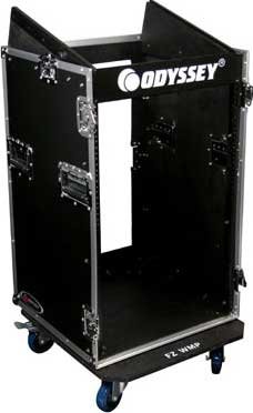 Odyssey FR1016W Portable Rack with Casters - 10 RU Top,16 RU Bottom FR1016W
