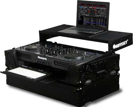 Odyssey FZGSMIXDECKGTBL Case For Numark Mixdeck/Mixdeck Quad DJ Controller, Black