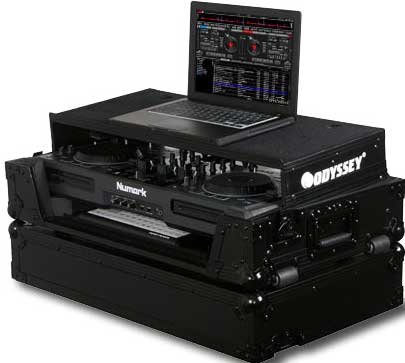 Odyssey FZGSMIXDECKGTBL Case For Numark Mixdeck/Mixdeck Quad DJ Controller, Black
