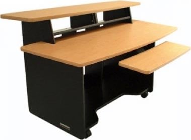 Omnirax PRESTO-4-PLYWOOD Presto4 Series Audio/Video Computer Workstation/Desk (Plywood, Maple Or Oak Finishes)
