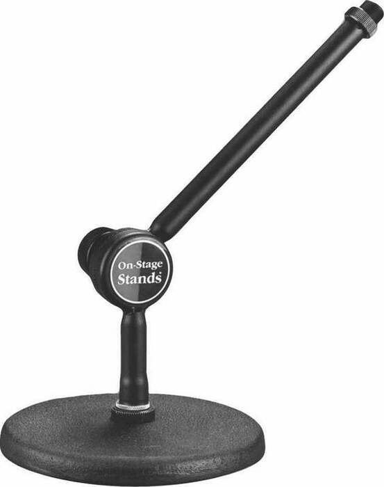 On-Stage Stands DS300B Desktop Mini-Boom Microphone Stand with Posi-Lok Clutch DS300B