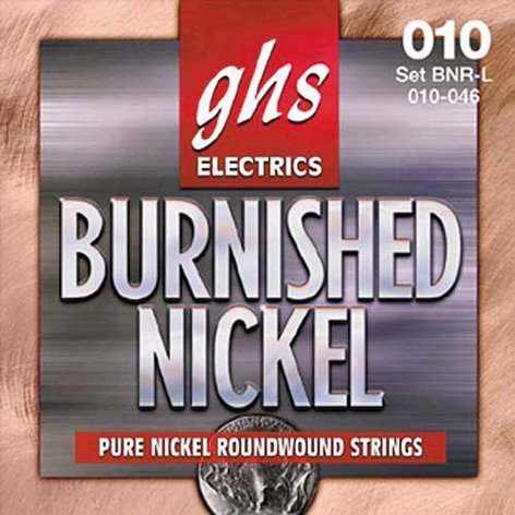 GHS BNR-L Light Burnished Nickel Electric Guitar Strings