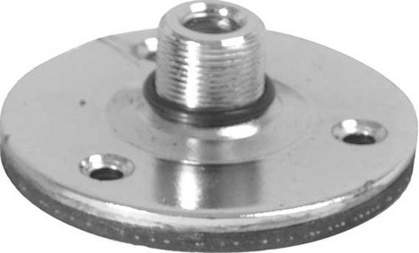 On-Stage TM08C 5/8" Flange Mount With Shock Pad, Chrome