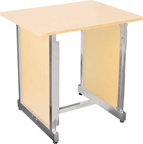 On-Stage Stands WSR7500MG 12 RU Rack Stand (Maple Wood & Gray Steel Finishes) WSR7500MG
