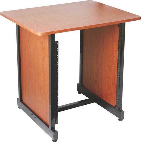 On-Stage Stands WSR7500RB 12 RU Rack Stand (Rosewood & Black Steel Finishes) WSR7500RB