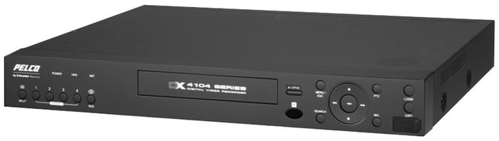 Pelco DX4104DVD-250 4-Channel DVR with DVD, 250 GB Internal Storage DX4104DVD-250