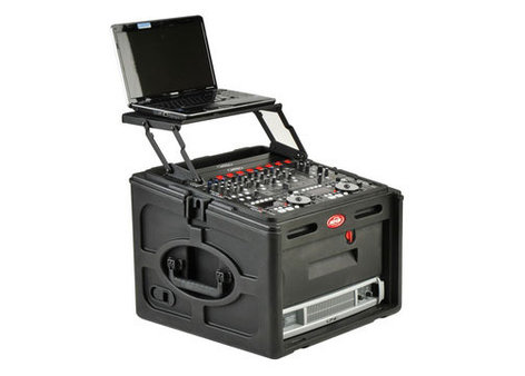 SKB 1SKB-R106 10RU Top, 6RU Bottom Hard Top Console Rack Case