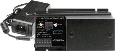 Radio Design Labs FP-PA35A 35 W Mono Audio Amplifier with 25/70/100V Output FP-PA35A