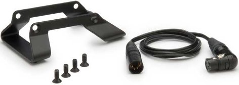 AJA KI-MINISTAND-R0 Desk Stand For Ki-Pro Mini Includes Right-Angle 4-Pin XLR Cable