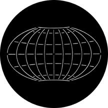 Rosco Laboratories 78087 Longitude/Latitude Global Grid Gobo 78087