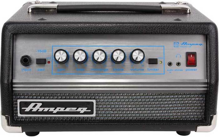 Ampeg Micro VR 200W Solid-State Bass Amplifier Head MICRO-VR