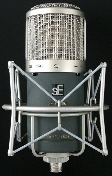 SE Electronics GEMINI-MKII Dual Tube Large Diaphragm Condenser Studio Microphone, Transformerless