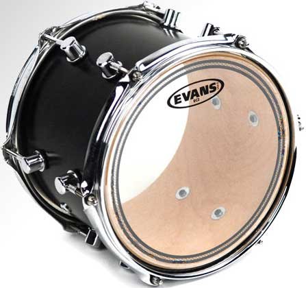 Evans TT18EC2S 18" EC2 Clear Drum Head With Sound Shaping Ring