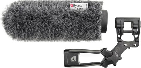 Rycote 033352 18 Cm Windscreen With Medium Hole, Mount & Handgrip