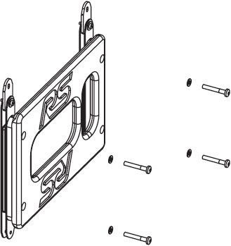 Nexo RST-FPLATES15 1 Pair Of Interconnecting Rigging Plates With Handles For RS15