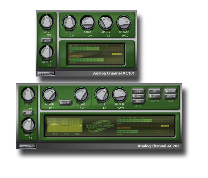 McDSP Analog Channel Native AC101 & AC102 Tape Emulation Plug-ins ANALOG-CHANNEL-NAT
