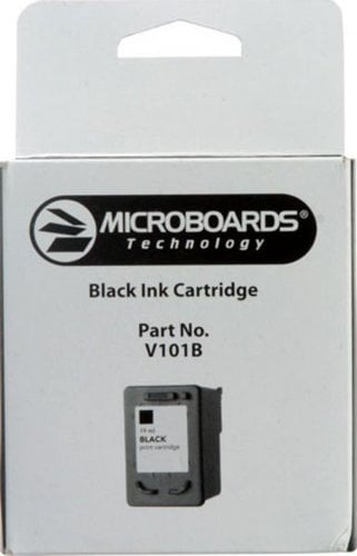 Microboards V101B 19 ML Black Ink Cartridge For PF3, CX1 Disc Printers