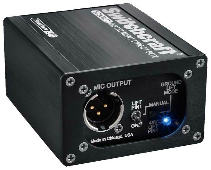 Switchcraft SC900CT Instrument Direct Box With Phantom Power
