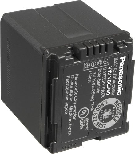Panasonic VWVBG260PP8 7.2V Lithium Ion Rechargeable Battery For AGHMC70 Camcorder