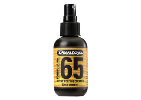 Dunlop 654-DUNLOP 4oz. Bottle Of Formula 65 Guitar Polish And Cleaner With Pump