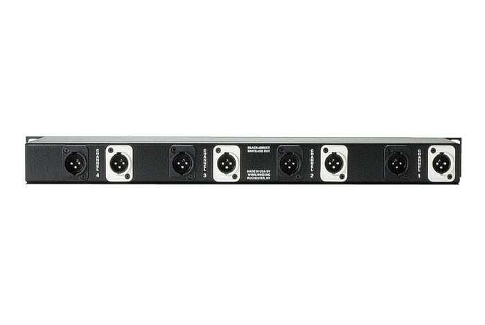 Whirlwind MLTSP1X2 1RU 4 Channel Microphone Splitter