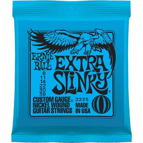 Ernie Ball P02225 Extra Slinky Nickel Wound Electric Guitar Strings P02225