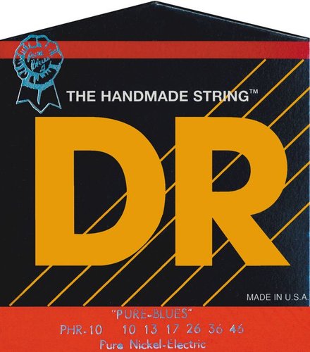 DR Strings PHR10 Medium Pure Blues Electric Guitar Strings PHR10