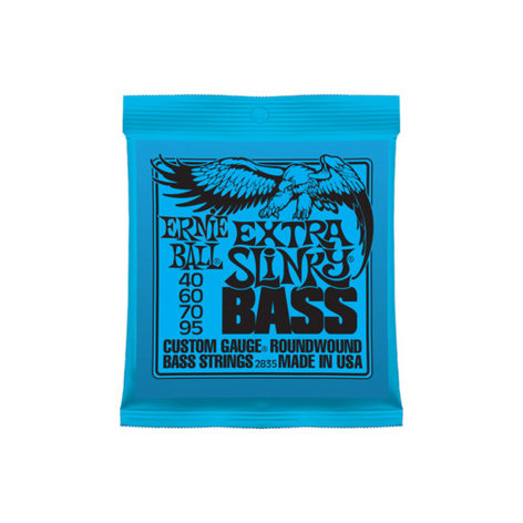 Ernie Ball P02835 Custom Gauge Extra Slinky Electric Bass Strings