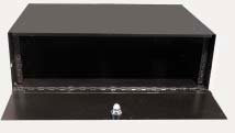 Nigel B Design NB-2RUPM Extra-Large Pole Mount Locking Plenum Equipment Box, Fitted with 2x 2RU Rack Rails NB-2RUPM