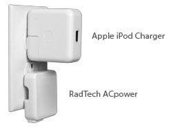 RadTech AC-POWER Dual USB IPod & IPhone Charger