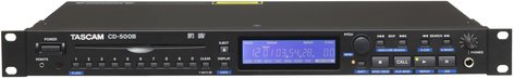 Tascam CD-500B CD Player, Balanced Analog/Digital outputs CD500B