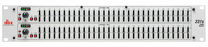 DBX 231s Dual 31-Band Channel 1/3 Octave Graphic Equalizer 231S
