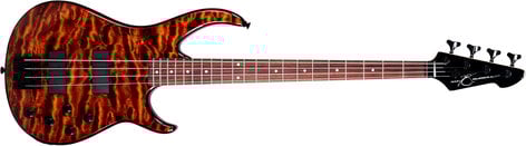 Peavey Millennium 4 AC BXP 4-String Electric Bass Guitar with Active Preamp in Transparent Finishes MILL4-ACBXP-TRANS