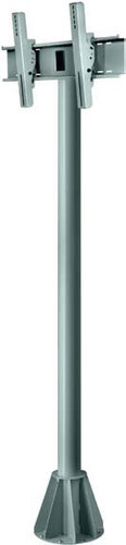 Peerless EPMU-08 8 ft. Black Universal Wind-Rated Outdoor Pedestal Mount for 32"-65" Flat Screen Panels EPMU-08