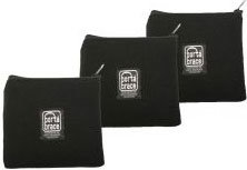 Porta-Brace PB-B63 Set of Three 6"x6" Soft Zippered Cases PB-B63