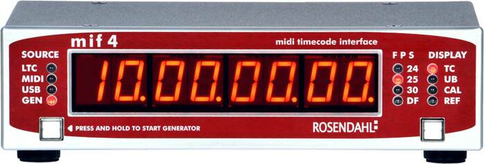 Rosendahl MIF4 MIF4 MIDI Time Code Interface MIF4