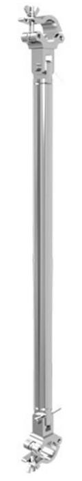 32" Single Tube Segment with Clamps on Ends