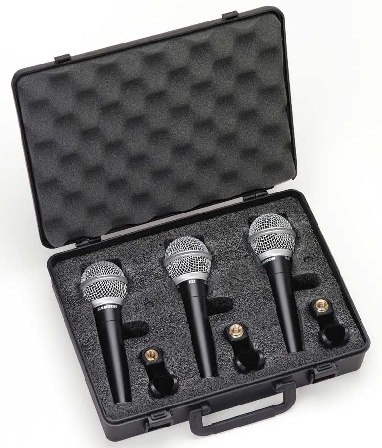 3-Pack of Dynamic Vocal Microphones