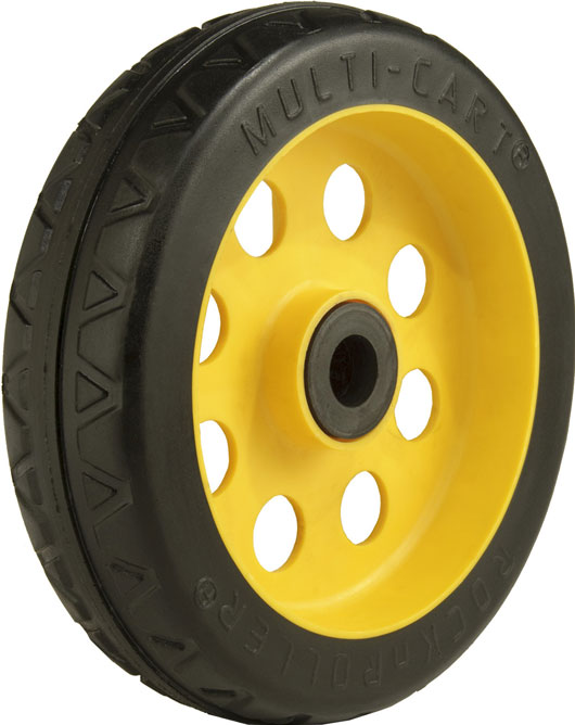 8" x 2.5" Offset No-Flat R-Trac Rear Wheel for R-6RT, R-14RT Multi-Carts