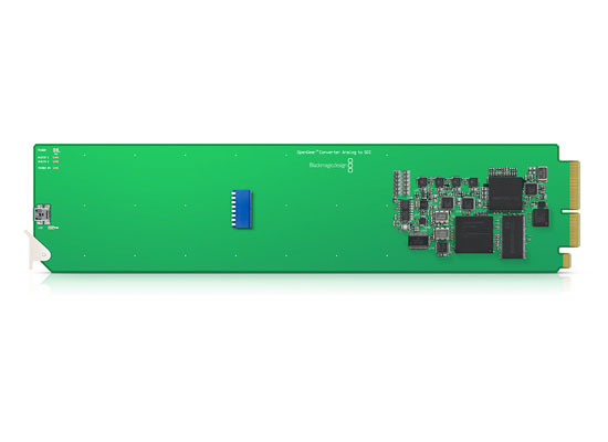 OpenGear Converter - Analog YUV/S-Video/Composite to SDI/HD-SDI with AES/EBU or Analog Audio