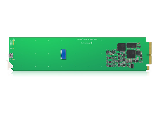 OpenGear Converter - SDI/HD-SDI Audio Embedder from 8-Channel AES/EBU or 4-Channel Analog Audio