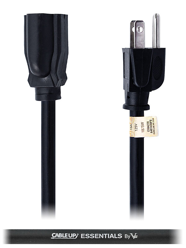 1.5 ft 14 AWG Power Extension Cable
