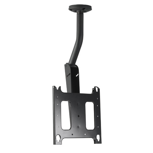 Large Flat Panel Ceiling Mount with Angled Column
