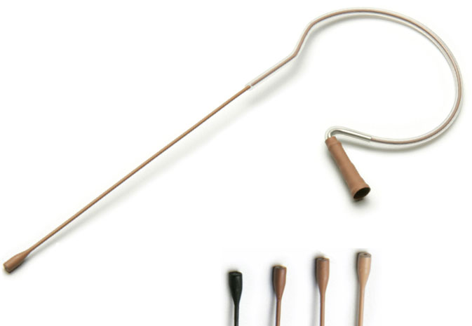E6 Omnidirectional Earset Microphone in Light Beige for Sennheiser Wireless Systems with Duramax Cable